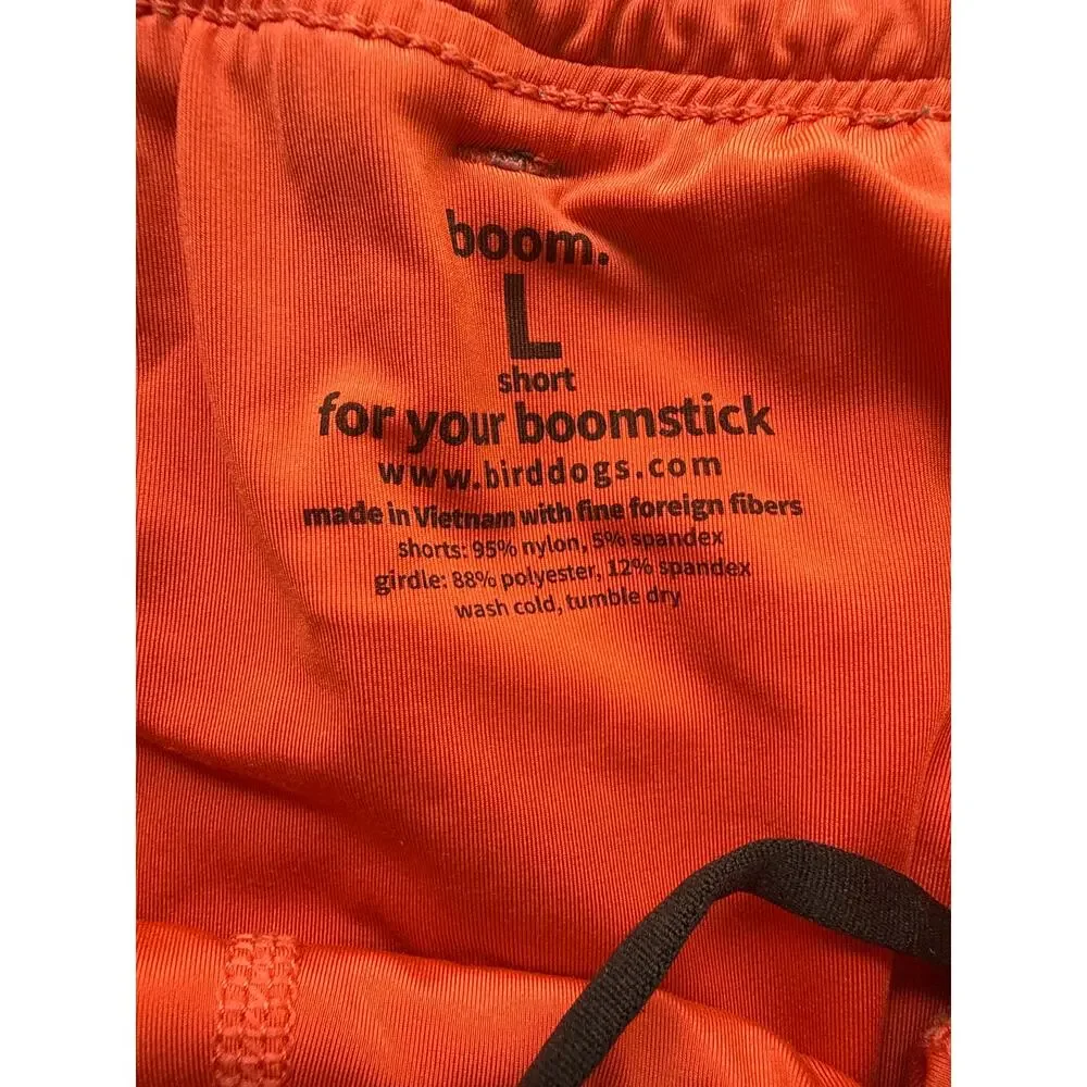 Birddogs Gray & Orange Shorts Size Large